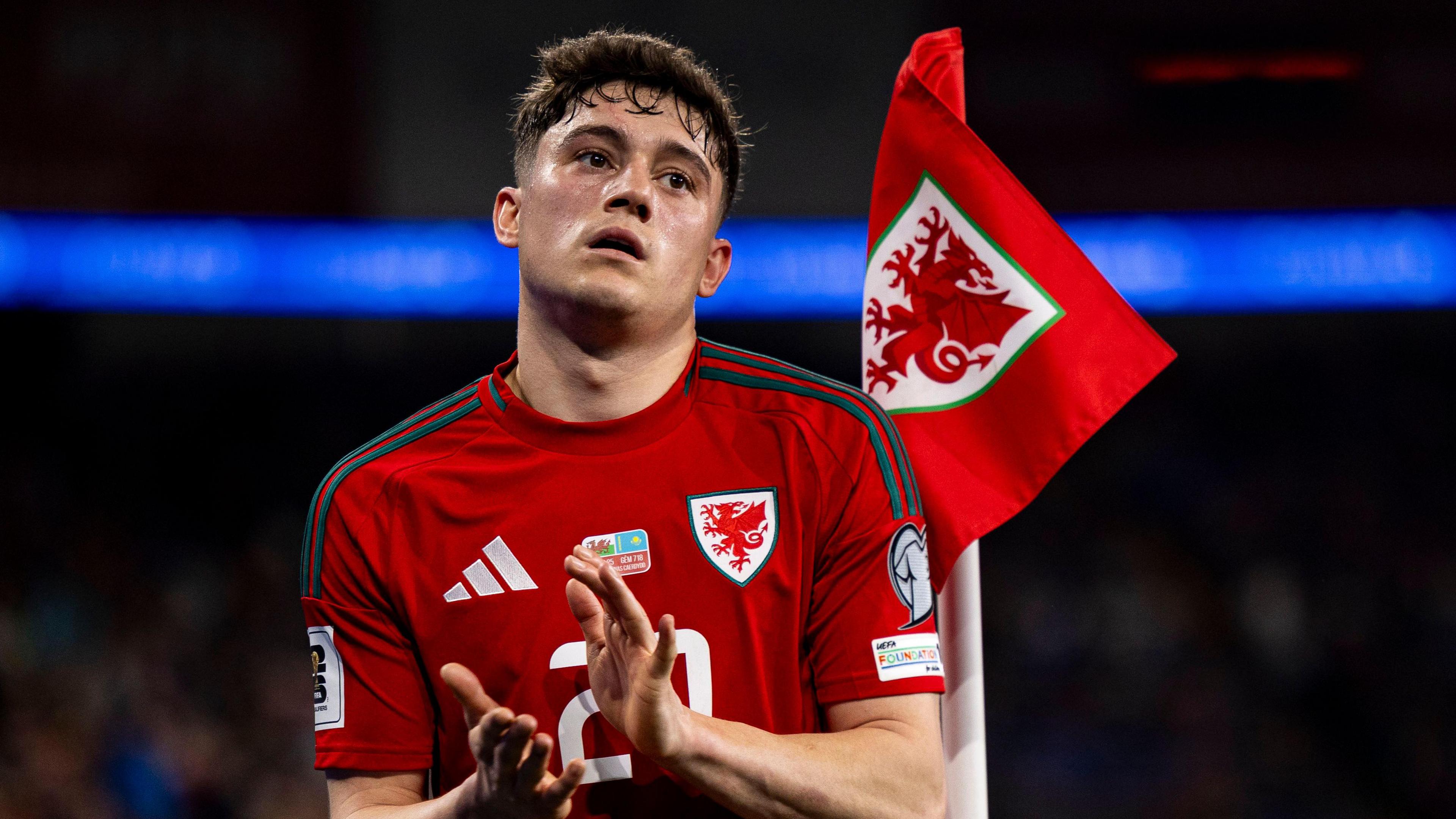 دانیل جیمز به دلیل مصدومیت بازی‌های ولز مقابل انگلیس و بلژیک را از دست داد